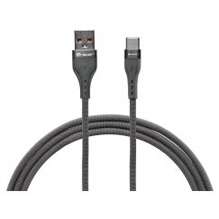 Tracer 47487 USB A - Type C M/M 1m Kabelis Pilkas