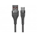 Tracer 47487 USB A - Type C M/M 1m Kabelis Pilkas