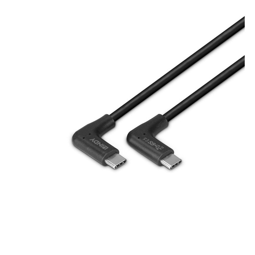 Lindy 32024 USB kabelis USB 3.2 Gen 2 (3.1 Gen 2) 1,5 m USB C Melns – 2