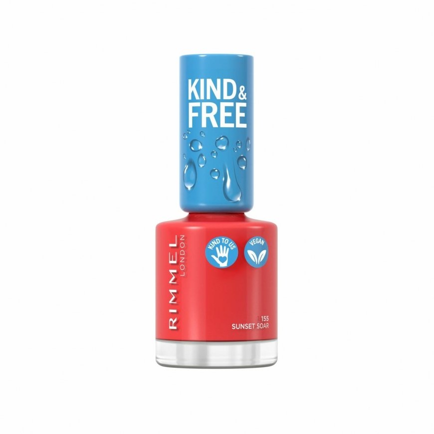 Rimmel Kind & Free küünelakk Sügavroosa Läige