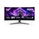 AOC AGON PRO AG346UCD монитор для ПК 86,4 cm (34") 3440 x 1440 пикселей Wide Quad HD QD-OLED Черный, AOC AGON PRO AG346UCD монитор для ПК 86,4 cm (34") 3440 x 1440 пикселей Wide Quad HD QD-OLED Черный,