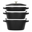 Staub La Cocotte 4.2 L Round Cast iron Casserole baking dish Staub La Cocotte 4.2 L Round Cast iron Casserole baking dish
