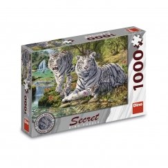 Dino puzzle 1000 pcs: white tiger