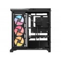 Corsair 4500X LX-R RGB Tempered Glass Mid-Tower, Black Midi Tower Melns