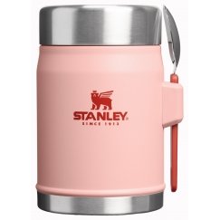 Stanley The Legendary Classic Food Jar thermal food jar and spork, 0.41 l, Peach Rose