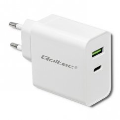Qoltec 51718 maitinimo adapteris / inverteris Vidaus 42 W Balta