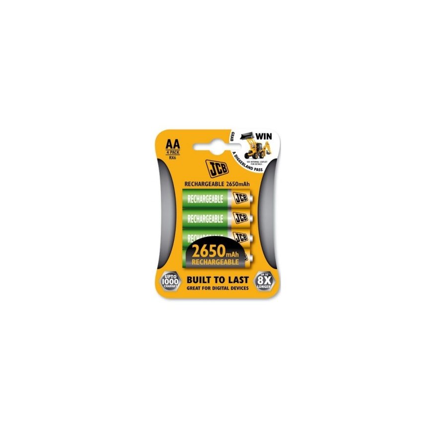 JCB 4x AA 2650mAh