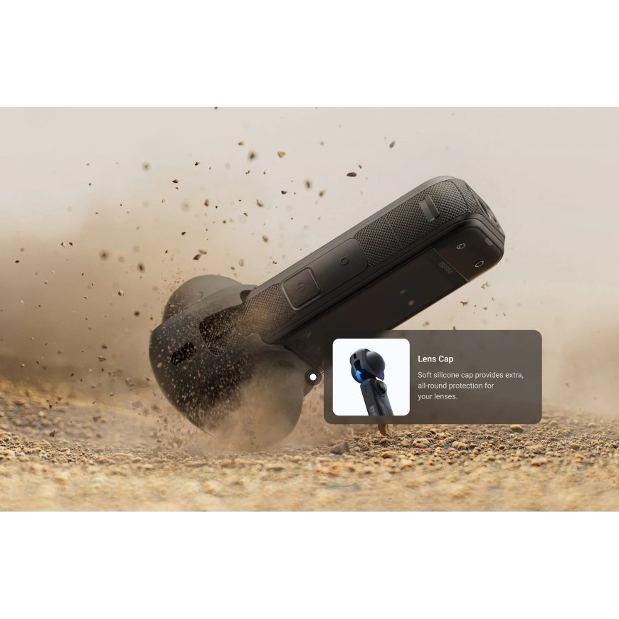 Insta360 X5 veiksmo-sporto kamera 72 MP 8K Ultra HD 25,4 / 1,28 mm (1 / 1.28") „Wi-Fi“ 200 g – 2