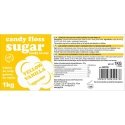 Gsg24 Colored Sugar for Cotton Candy Yellow Vanilla Flavor 1kg Gsg24 Colored Sugar for Cotton Candy Yellow Vanilla Flavor 1kg