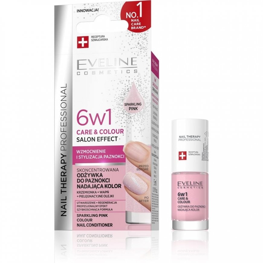 Eveline Kolorowka Eveline Cosmetics Nail Therapy 6w1 Care & Colour, 5 ml – 2