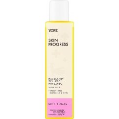 Yope Skin Progress micelārais dušas želeja Soft Fruits 200ml