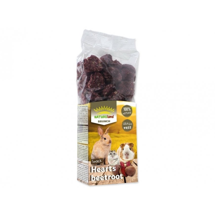 Nature Land Treat Brunch Heart-Shaped with Beetroot 150g