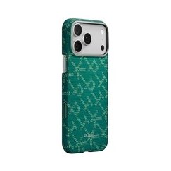 Aries Ultra-Slim PITAKA maciņš Jokių problēmu MagSafe, paredzēts iPhone 17 Pro Max melns