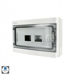 Schelinger IP65 hermetinė paskirstymo dėžė, 18N+18PE tvirtinimai, 1x18P