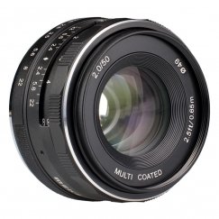 Meike 50mm F2.0 MILC Standartiniai objektyvai Juoda