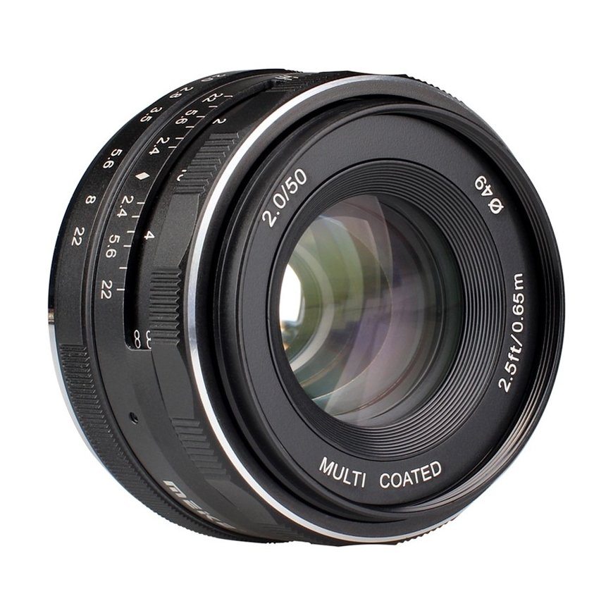 Meike 50mm F2.0 MILC Standard lens Black