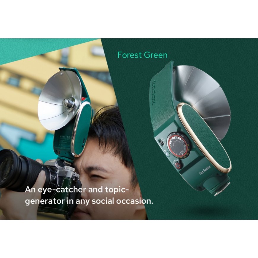 Godox Lux Senior Color Edition Kompakti salama Vihreä – 2