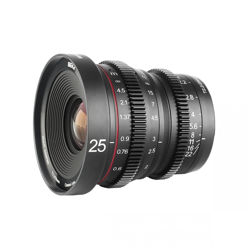 Meike 25mm T2.2 MILC Kino objektīvs Melns – 2