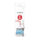 Brabantia 116742 prügikott 20 l Valge 20 tk Brabantia 116742 prügikott 20 l Valge 20 tk