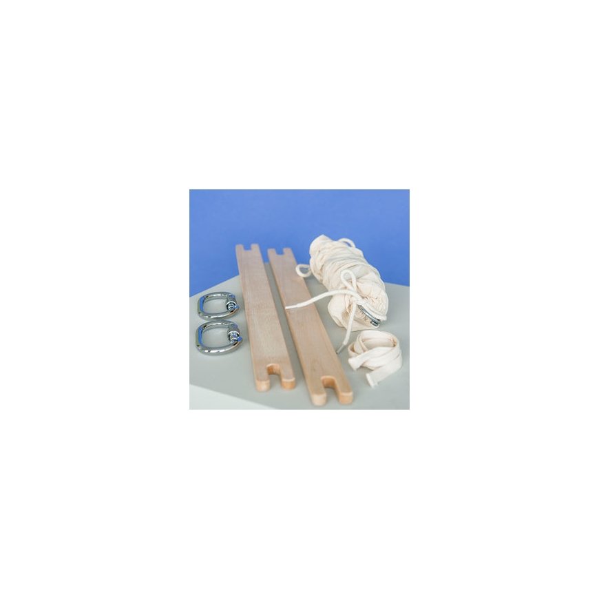 Membantu Twin Swing Cradle Conversion Kit Grey, White, Wood 15 kg