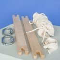 Membantu Twin Swing Cradle Conversion Kit Pilka, Balta, Medis 15 kg Membantu Twin Swing Cradle Conversion Kit Pilka, Balta, Medis 15 kg