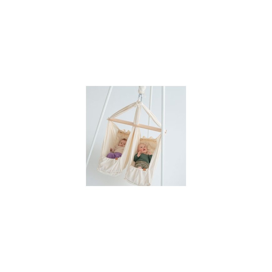 Membantu Twin Swing Cradle Conversion Kit Hall, Valge, Puit 15 kg – 4