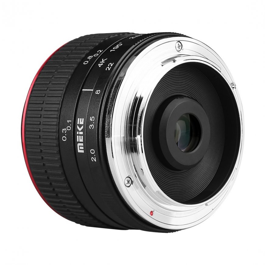 Meike 6.5mm 2.0 MILC Wide fish-eye lens Black