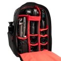 Caruba Skydex Wheelie 100 Reppu musta, Punainen Caruba Skydex Wheelie 100 Reppu musta, Punainen