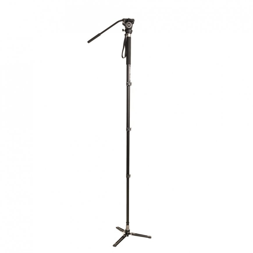 Caruba 180 Pro Video 1/4, 3/8" Aluminium Aluminium, Black