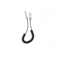 Baseus CABA01-01 audio kabelis 0,5 m 3.5mm USB Type-A Melns