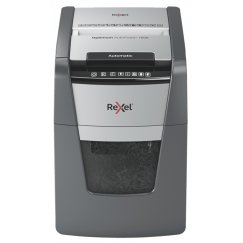Rexel Optimum AutoFeed+ 100X dokumentų naikiklis Kryžminis 55 dB 22 cm Juoda, Pilka