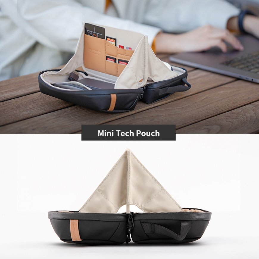 PGYTECH Mini Tech Pouch Polüester Must Mõlemale soole sobiv Käekott – 2