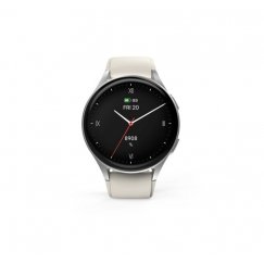 Hama Smartwatch 8900 3,35 cm (1.32") AMOLED 42 mm Digitāls 466 x 466 pikseļi Skārienjūtīgais ekrāns Sudrabs GPS