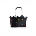 Reisenthel carrybag XS Black, Orange, Yellow Shopping basket Reisenthel carrybag XS Black, Orange, Yellow Shopping basket