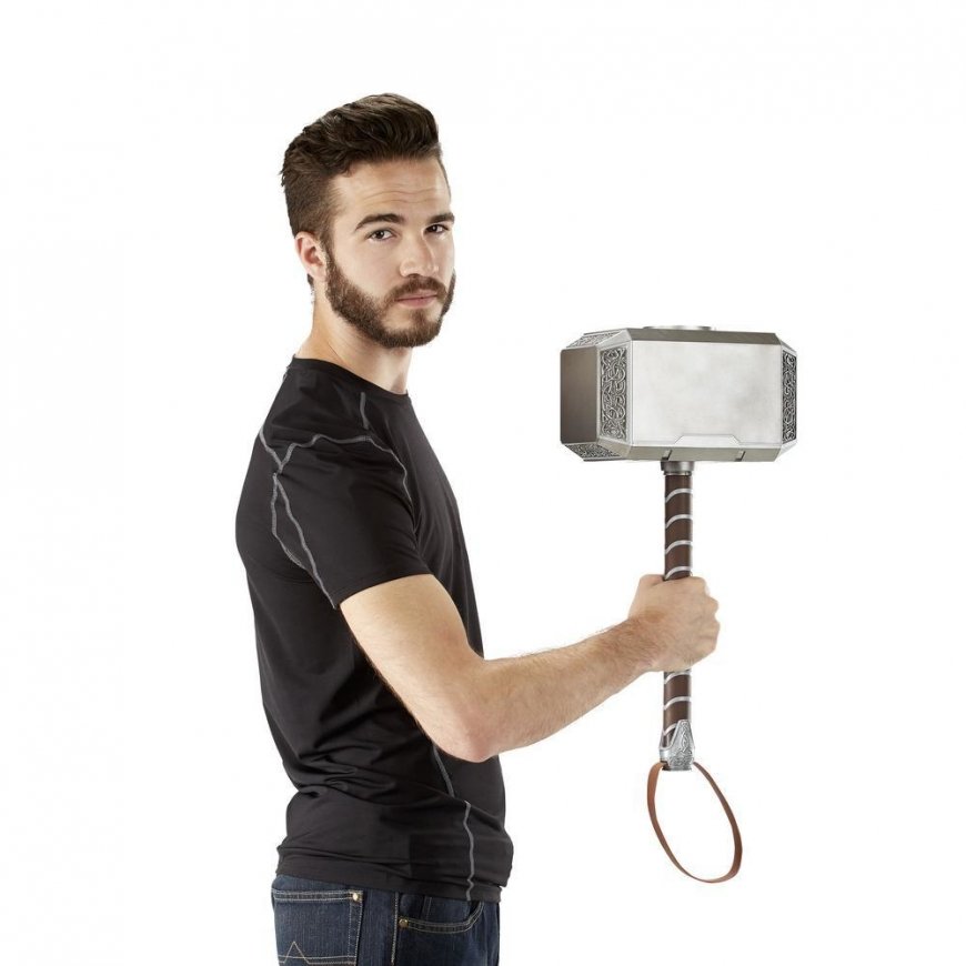 Hasbro Marvel Legends Series Mjolnir Electronic Hammer – 3