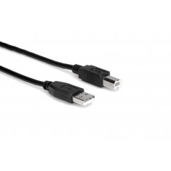 Hosa Technology USB-203AB USB кабель USB 2.0 0,9 m USB A USB B Черный