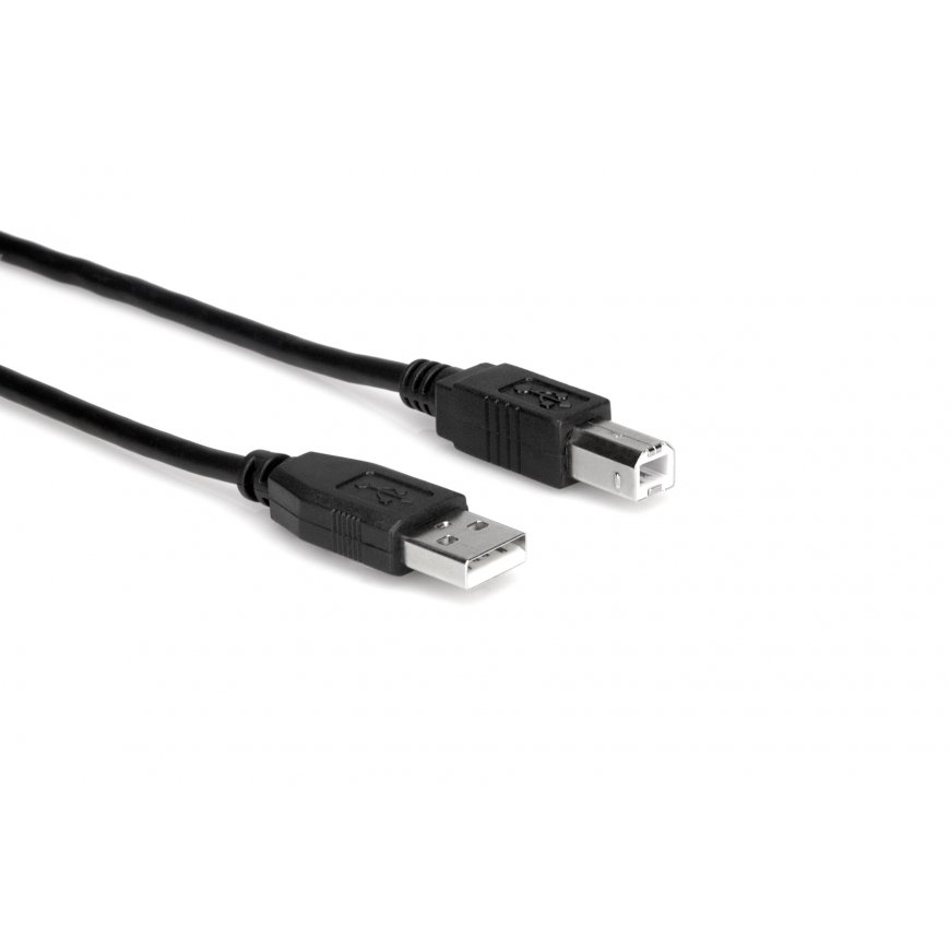 Hosa Technology USB-203AB USB kabelis USB 2.0 0,9 m USB A USB B Melns