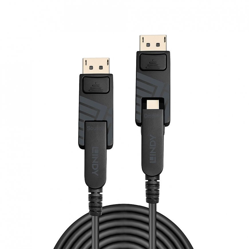 Lindy 38483 DisplayPort кабель 40 m Mini DisplayPort Черный