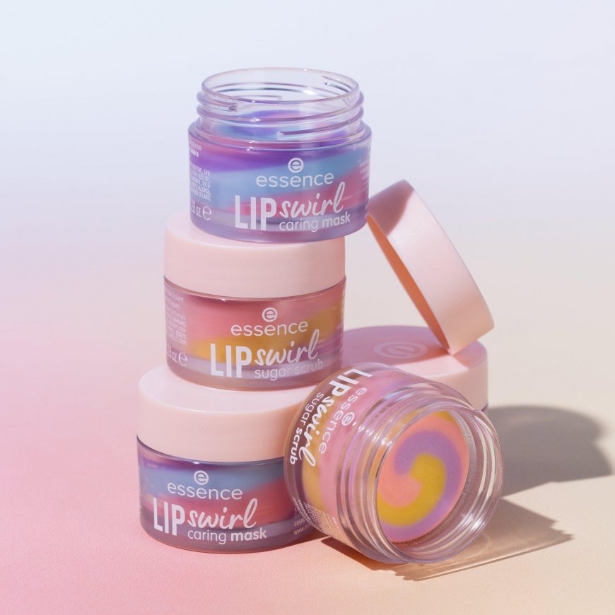 Essence LIP swirl sugar scrub lip balm & scrub Lip scrub Women 8 g – 4