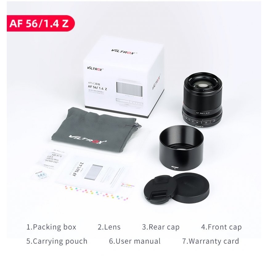 VILTROX AF 56/1.4 Z kaameraobjektiiv Standardne objektiiv – 3