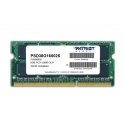 Patriot Memory 8GB PC3-12800 mälumoodul 1 x 8 GB DDR3 204-pin SO-DIMM Patriot Memory 8GB PC3-12800 mälumoodul 1 x 8 GB DDR3 204-pin SO-DIMM