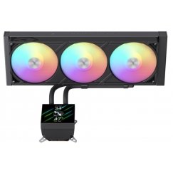 GameMax Glacier 360 LCD BK Processor All-in-one liquid cooler 12 cm Black 1 pc(s)