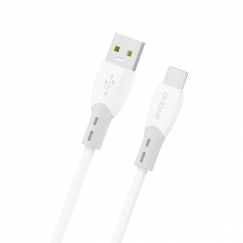 Dudao L25ST 5 A USB-A - USB-C Cable with Soft Silicone Braid 1 m