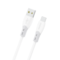Dudao L25ST 5 A USB-A - USB-C Cable with Soft Silicone Braid 1 m