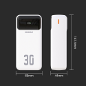 Dudao K15Max 30000mAh PD 22.5W Powerbank with USB-C and Lightnin Dudao K15Max 30000mAh PD 22.5W Powerbank with USB-C and Lightnin