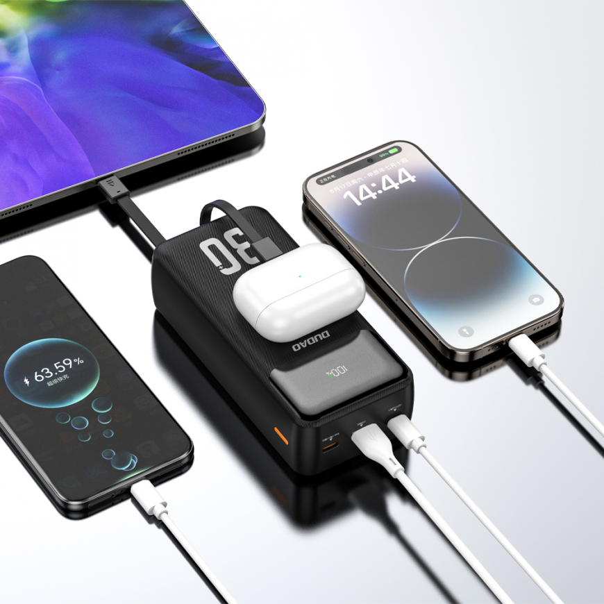 Dudao K15Max 30000mAh PD 22.5W Powerbank with USB-C and Lightnin – 5
