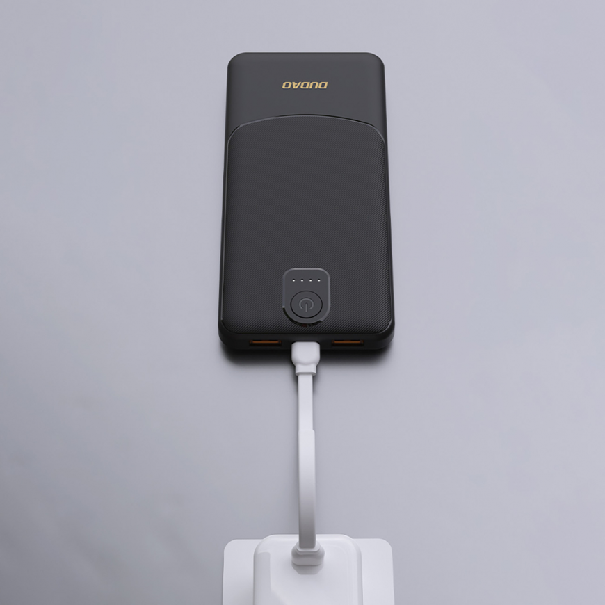 Dudao K10Pro Power Bank 2.4A 20000mAh 2 x USB-A - Black – 2