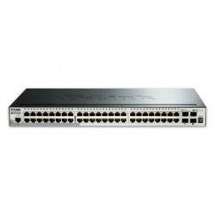 D-Link DGS-1510-52X tinklo komutatorius Valdomas L3 Gigabit Ethernet (10/100/1000) 1U Juoda