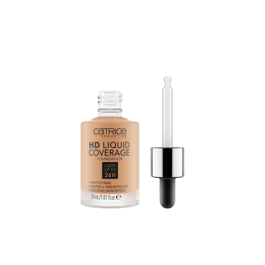 CATRICE HD Liquid Coverage 30 ml Pipetiga pudel Vedelik 046 Camel Beige – 2