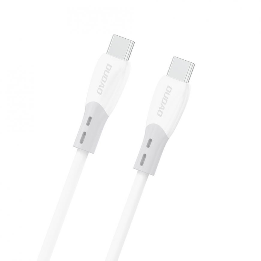 Dudao L25SC 60W USB-C - USB-C Cable with Soft Silicone Braid 2m